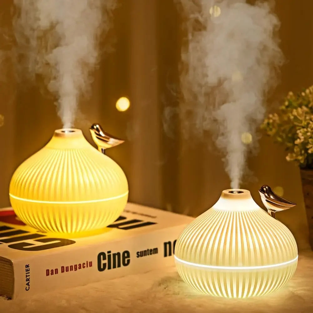 Goodvibe-Inside - 300 ml air humidifier, essential oil diffuser by candlelight.