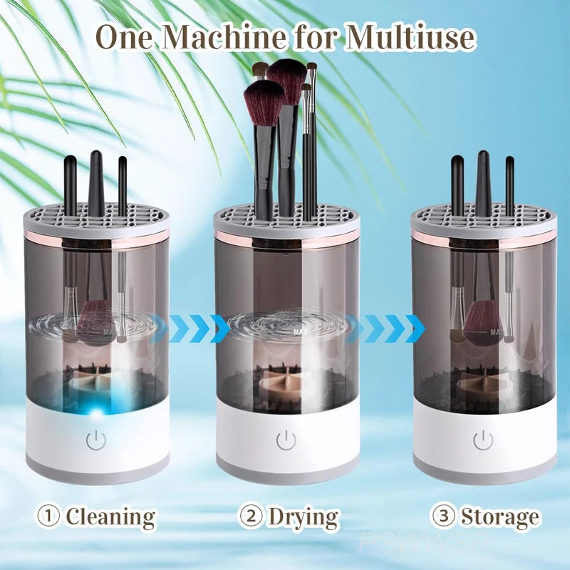 Goodvibe-Inside - 3-in-1 brush cleaner. Elegance Made Simple!